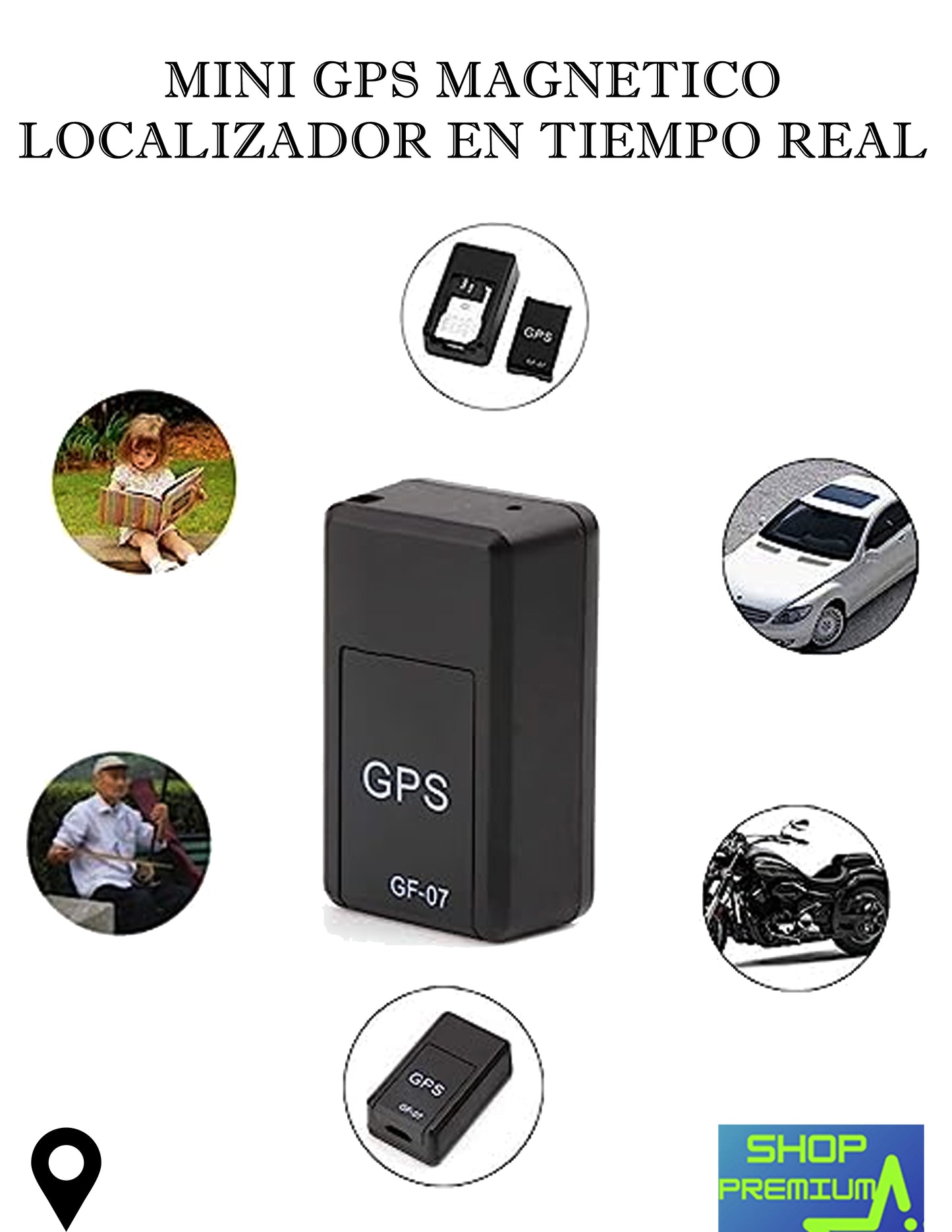 MINI GPS LOCALIZADOR RASTREADOR GRABADOR DE LLAMADAS