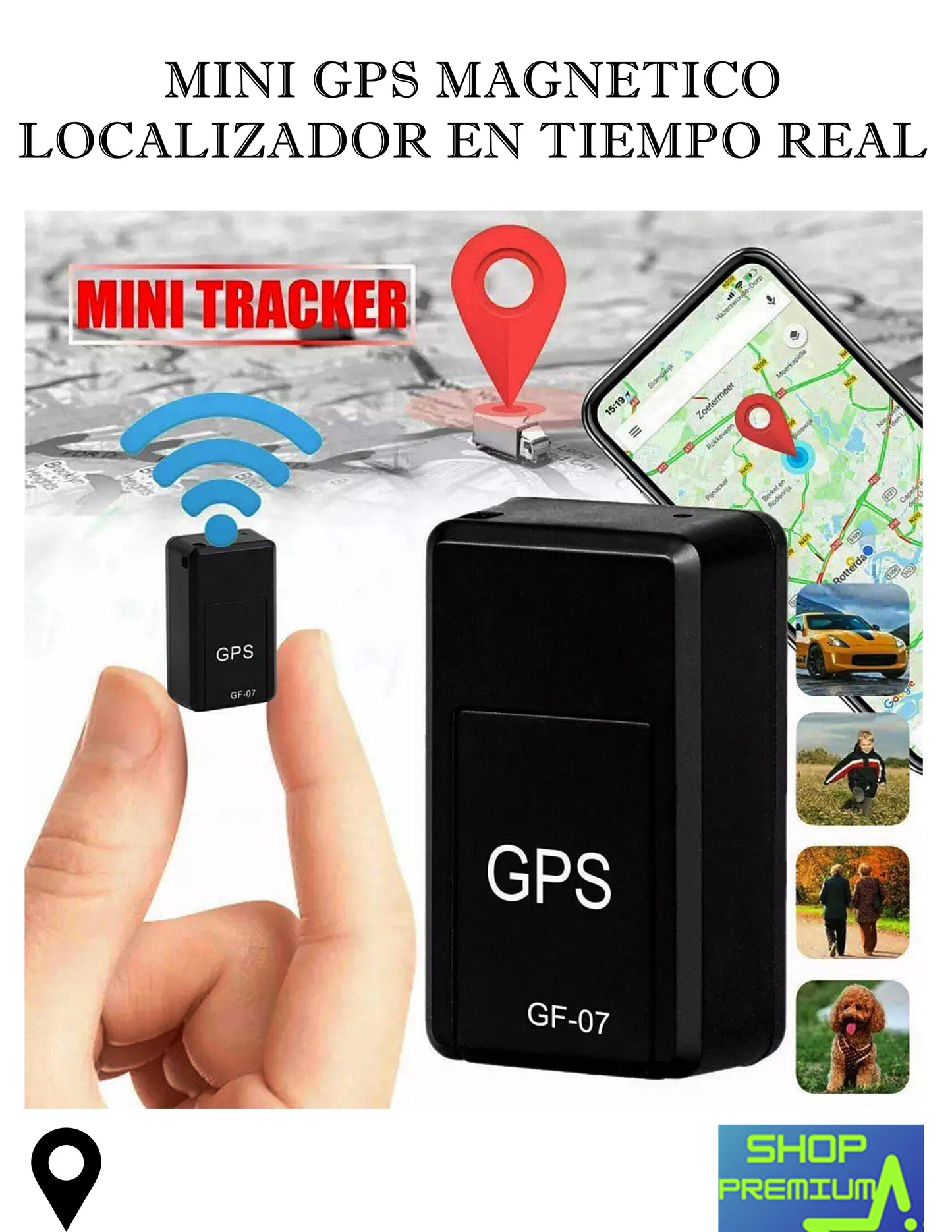 MINI GPS LOCALIZADOR RASTREADOR GRABADOR DE LLAMADAS